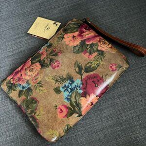 Patricia Nash Cassini vintage victorian roses wristlet bag